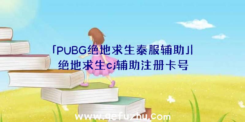 「PUBG绝地求生泰服辅助」|绝地求生cj辅助注册卡号